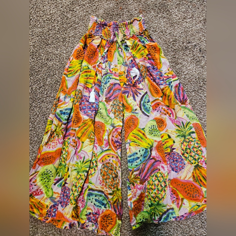 Flowy Boho Fruit Pants